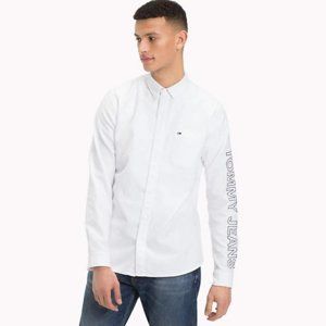 Tommy Hilfiger pánská bílá košile Solid - L (100)
